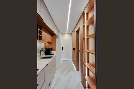 Studio para alugar com 27m², 1 quarto e sem vaga Studio para alugar com 27m², 1 quarto e sem vagaCozinha