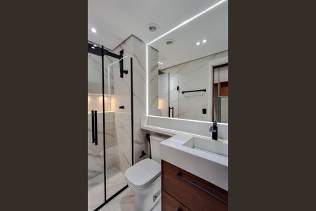 Studio à venda com 27m², 1 quarto e sem vaga Studio à venda com 27m², 1 quarto e sem vagaBanheiro