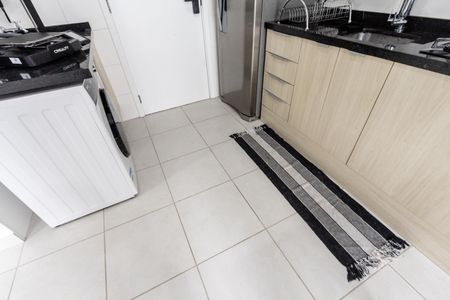 Cozinha e Área de Serviço de apartamento para alugar com 2 quartos, 36m² em Barra Funda, São Paulo