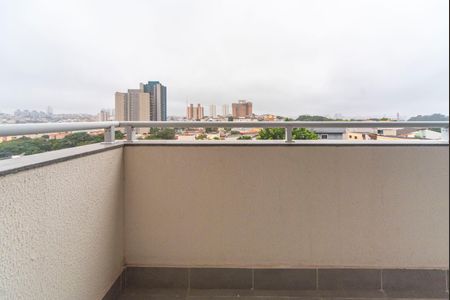 Varanda da Sala de apartamento à venda com 2 quartos, 46m² em Vila Curuçá, Santo André