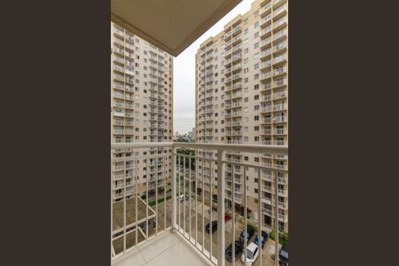 Varanda da Sala de apartamento para alugar com 1 quarto, 28m² em Guaiauna, São Paulo