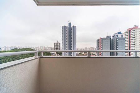 Varanda da Sala de apartamento à venda com 2 quartos, 46m² em Vila Curuçá, Santo André