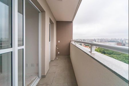 Varanda da Sala de apartamento à venda com 2 quartos, 46m² em Vila Curuçá, Santo André