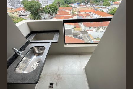 Varanda da Sala de apartamento à venda com 1 quarto, 37m² em Jardim Trussardi, São Paulo
