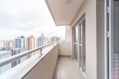 Varanda da Sala de apartamento à venda com 2 quartos, 46m² em Vila Curuçá, Santo André