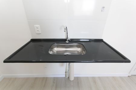 Apartamento à venda com 34m², 2 quartos e sem vaga Apartamento à venda com 34m², 2 quartos e sem vagaCozinha / Pia