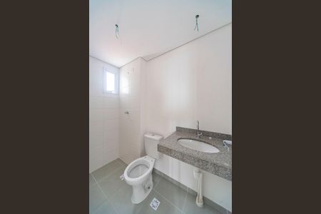 Banheiro  de apartamento à venda com 2 quartos, 46m² em Vila Curuçá, Santo André