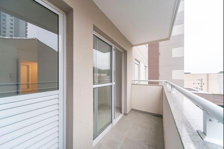 Varanda da Sala de apartamento à venda com 2 quartos, 46m² em Vila Curuçá, Santo André