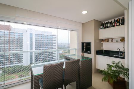 Varanda gourmet de apartamento à venda com 2 quartos, 113m² em Santo Antônio, São Caetano do Sul