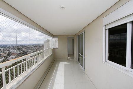 Varanda da Sala de apartamento à venda com 4 quartos, 120m² em Caiçaras, Belo Horizonte
