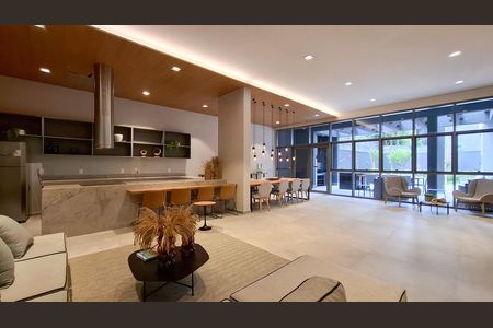 Apartamento para alugar com 26m², 1 quarto e sem vaga Apartamento para alugar com 26m², 1 quarto e sem vagaÁrea Comum - Espaço Gourmet
