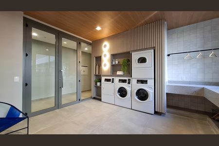 Apartamento para alugar com 26m², 1 quarto e sem vaga Apartamento para alugar com 26m², 1 quarto e sem vagaÁrea Comum - Lavanderia