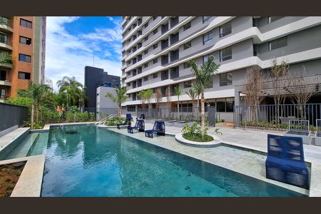 Apartamento para alugar com 26m², 1 quarto e sem vaga Apartamento para alugar com 26m², 1 quarto e sem vagaÁrea Comum - Piscina