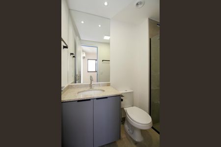 Apartamento para alugar com 26m², 1 quarto e sem vaga Apartamento para alugar com 26m², 1 quarto e sem vagaBanheiro da Suíte