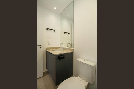 Apartamento para alugar com 26m², 1 quarto e sem vaga Apartamento para alugar com 26m², 1 quarto e sem vagaBanheiro da Suíte