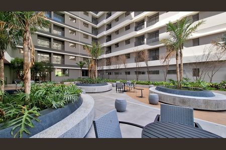 Apartamento para alugar com 26m², 1 quarto e sem vaga Apartamento para alugar com 26m², 1 quarto e sem vagaÁrea Comum - Espaço de Lazer Externo
