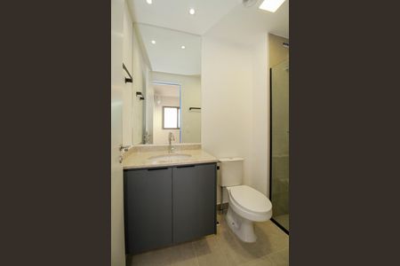Apartamento para alugar com 26m², 1 quarto e sem vaga Apartamento para alugar com 26m², 1 quarto e sem vagaBanheiro da Suíte