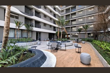 Apartamento para alugar com 26m², 1 quarto e sem vaga Apartamento para alugar com 26m², 1 quarto e sem vagaÁrea Comum - Espaço de Lazer Externo