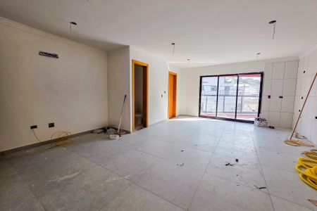 Sala e Cozinha de apartamento à venda com 2 quartos, 85m² em Vila Guiomar, Santo André
