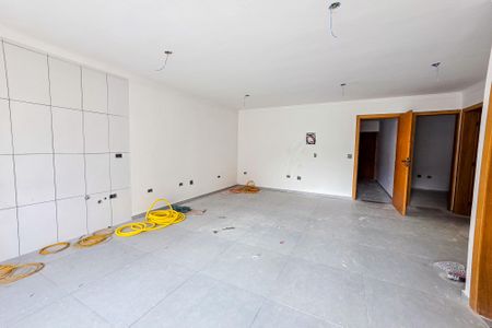 Sala e Cozinha de apartamento à venda com 2 quartos, 85m² em Vila Guiomar, Santo André