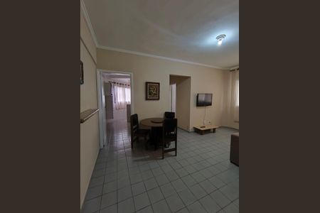 Sala de apartamento para alugar com 1 quarto, 70m² em Guilhermina, Praia Grande