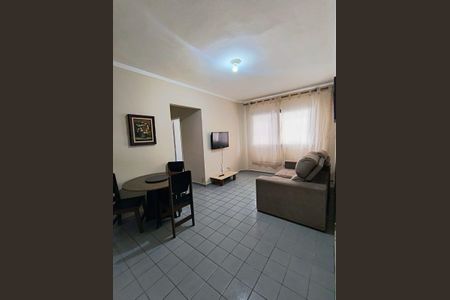 Sala de apartamento para alugar com 1 quarto, 70m² em Guilhermina, Praia Grande