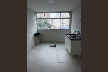 Cozinha de apartamento para alugar com 1 quarto, 42m² em Barcelona, São Caetano do Sul