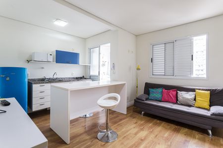 Sala de apartamento à venda com 1 quarto, 29m² em Vila Olímpia, São Paulo
