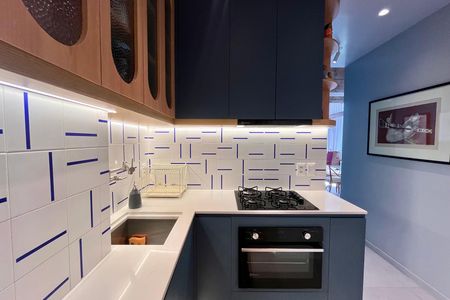Apartamento à venda com 80m², 1 quarto e sem vagaCozinha