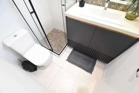 Apartamento à venda com 96m², 2 quartos e 2 vagasBanheiro da Suíte