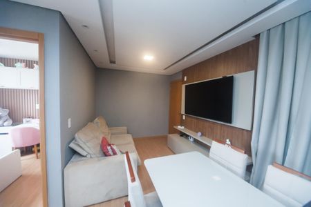 sala de apartamento para alugar com 2 quartos, 49m² em Tres Barras, Contagem