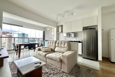 Sala de apartamento à venda com 1 quarto, 43m² em Vila Clementino, São Paulo