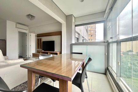 Varanda de apartamento à venda com 1 quarto, 43m² em Vila Clementino, São Paulo
