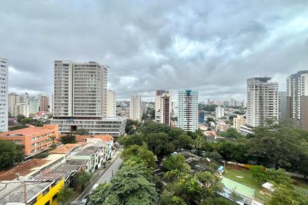 Vista da Varanda de apartamento à venda com 1 quarto, 43m² em Vila Clementino, São Paulo