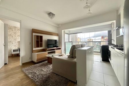 Sala de apartamento à venda com 1 quarto, 43m² em Vila Clementino, São Paulo