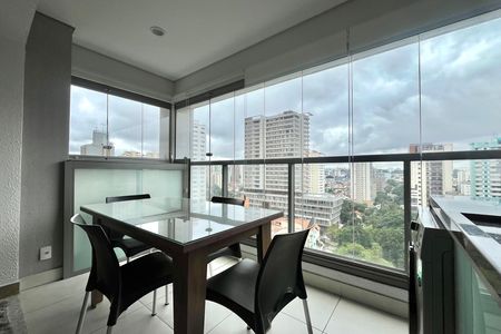 Varanda de apartamento à venda com 1 quarto, 43m² em Vila Clementino, São Paulo