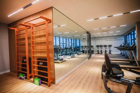 Apartamento à venda com 43m², 1 quarto e 1 vaga Apartamento à venda com 43m², 1 quarto e 1 vagaÁrea comum - Academia