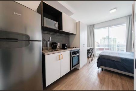 Cozinha de apartamento à venda com 1 quarto, 22m² em Sé, São Paulo