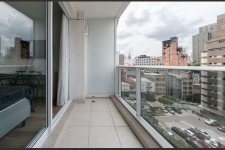 Varanda de apartamento para alugar com 1 quarto, 22m² em Sé, São Paulo