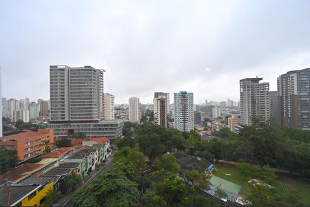 Vista da Varanda de apartamento à venda com 1 quarto, 43m² em Vila Clementino, São Paulo
