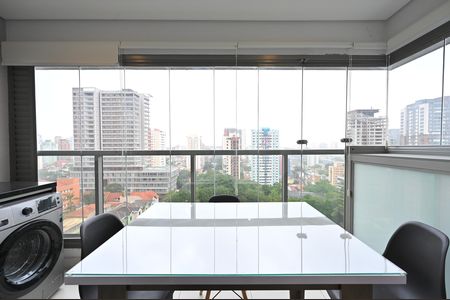 Varanda de apartamento à venda com 1 quarto, 43m² em Vila Clementino, São Paulo
