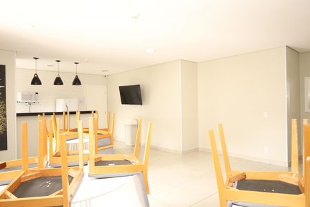 Apartamento à venda com 47m², 2 quartos e 1 vagaÁrea comum - Salão de festas