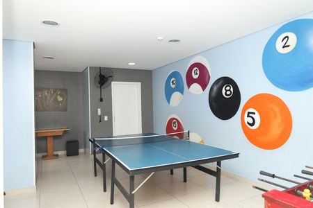 Apartamento à venda com 47m², 2 quartos e 1 vagaÁrea comum - Salão de jogos