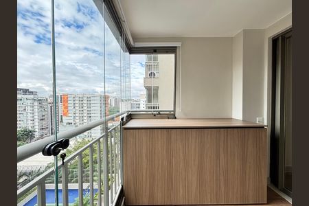 Apartamento para alugar com 35m², 1 quarto e 1 vaga Apartamento para alugar com 35m², 1 quarto e 1 vagaVaranda