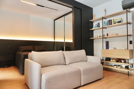 Studio para alugar com 44m², 1 quarto e 1 vaga Studio para alugar com 44m², 1 quarto e 1 vagaSala