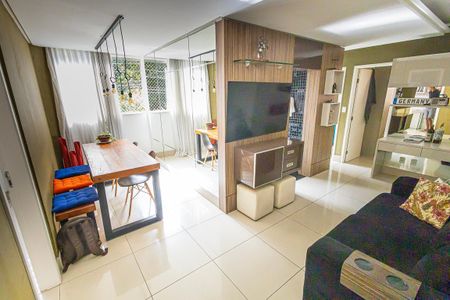 Sala de apartamento à venda com 3 quartos, 90m² em Manacás, Belo Horizonte