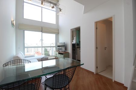 Sala de apartamento para alugar com 1 quarto, 42m² em Moema, São Paulo