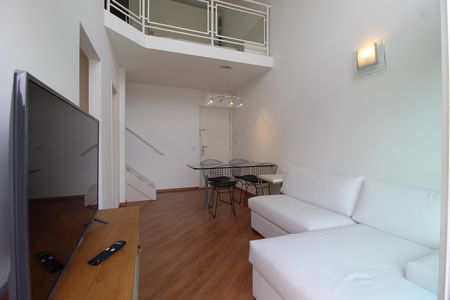 Sala de apartamento para alugar com 1 quarto, 42m² em Moema, São Paulo