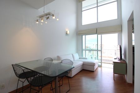 Sala de apartamento para alugar com 1 quarto, 42m² em Moema, São Paulo