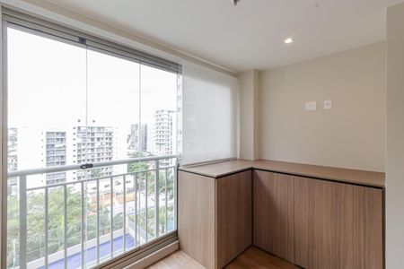 Sacada de apartamento para alugar com 1 quarto, 44m² em Indianópolis, São Paulo